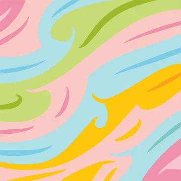 Abstract background with curly and wavy pattern shapes Stock Illustration