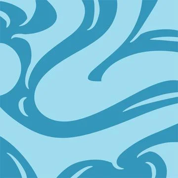 Abstract background with curly and wavy pattern shapes イラスト素材