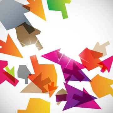 Abstract background: cursor Stock Illustration