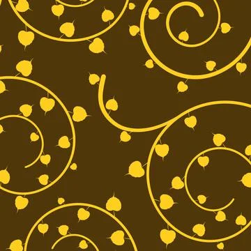 Abstract background curve spine line and leaf 003 Stock Illustration