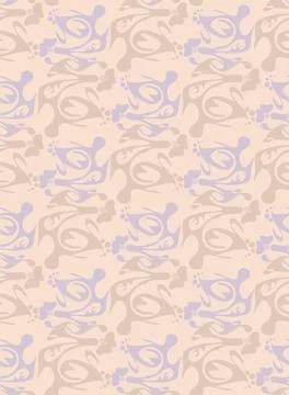 Abstract background of curved elements in lilac and light brown tones that .. Stock Illustration