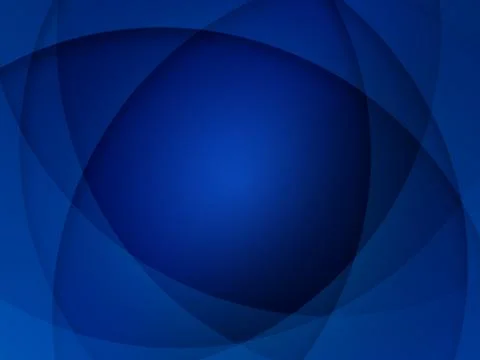 Abstract background of curved lines in blue colors Stock Illustration