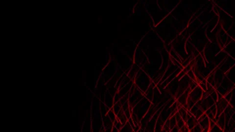 Abstract background of curved lines moving glowing in the dark. Stock Footage 305976937