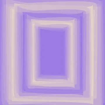 Abstract background of curved rectangles of gradient yellow-pink colors.3d. 库存插图