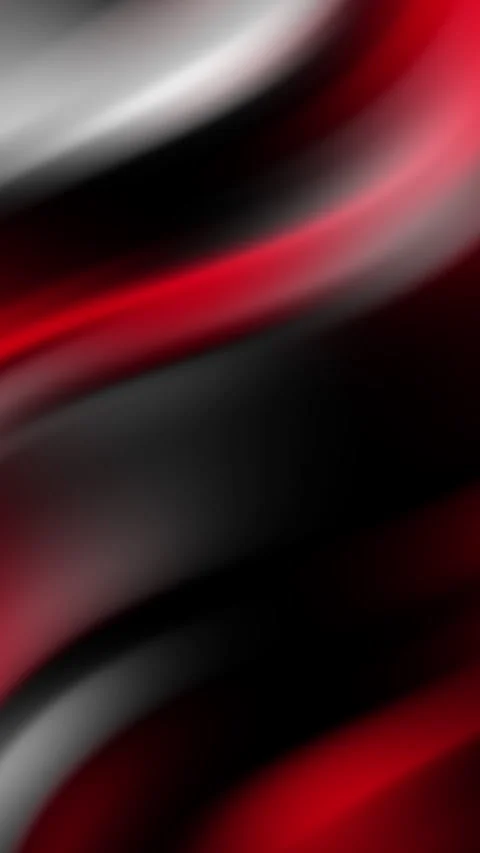 Abstract background with curved shapes in red white and black color Stock Footage 315912583