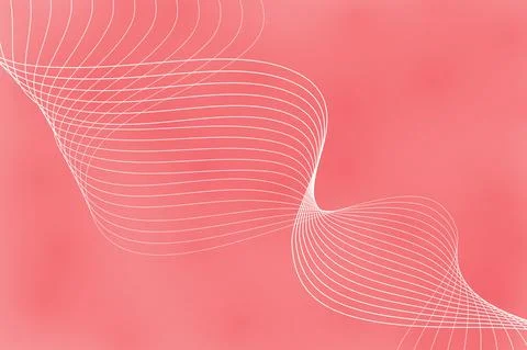 Abstract background with curved wavy lines. Vector illustration for design 스톡 일러스트