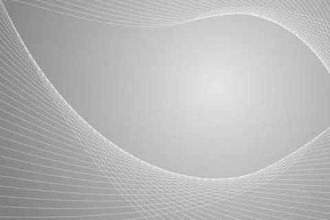 Abstract background with curved wavy lines. Vector illustration for design... Stock Illustration