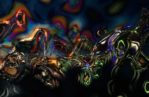 Abstract background curves colored Stock Illustration