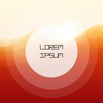 Abstract background with curves lines. Vector illustration. Stock Illustration