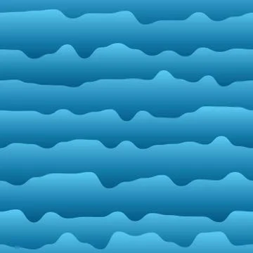 Abstract background of curves as water Stock Illustration