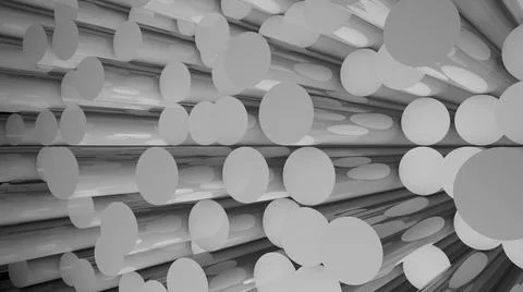 Abstract background with cylinders. 3D rendered Abstract background with c... Fotos de archivo