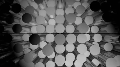 Abstract background with cylinders. 3D rendered Abstract background with c... Fotos de archivo