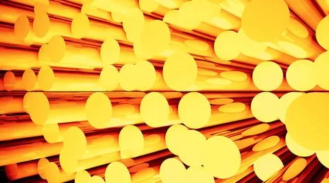 Abstract background with cylinders. 3D rendered Abstract background with c... Fotos de archivo