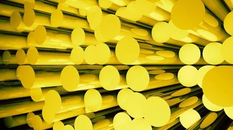 Abstract background with cylinders. 3D rendered Abstract background with c... Fotos de archivo