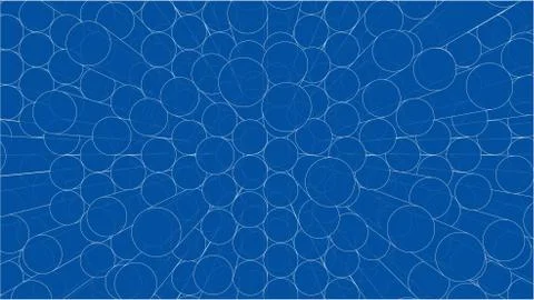 Abstract background of cylinders outline. Vector Illustrazione stock