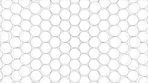 Abstract background of cylinders outline. Vector Ilustración de archivo