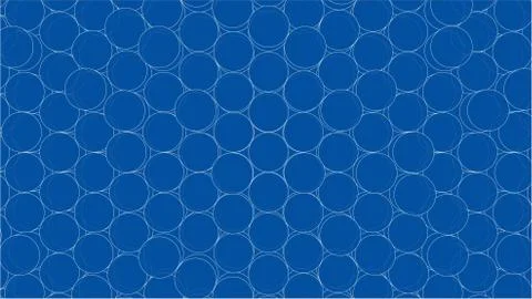 Abstract background of cylinders outline. Vector Ilustración de archivo