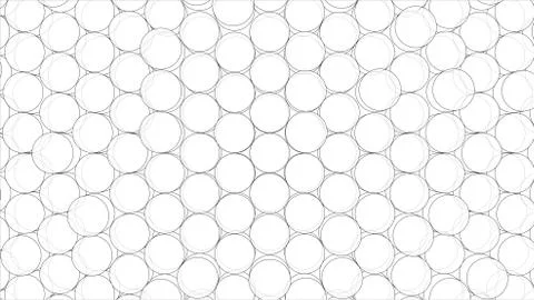 Abstract background of cylinders outline. Vector Illustrazione stock