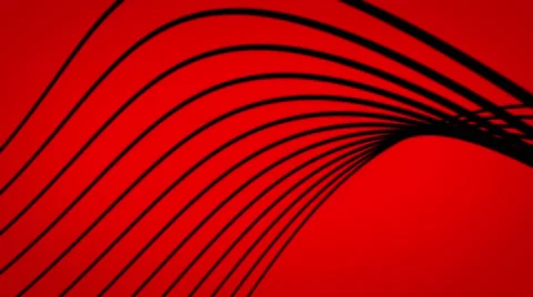 Abstract background dancing lines abstract loop geometric red black Stock Footage 57787434