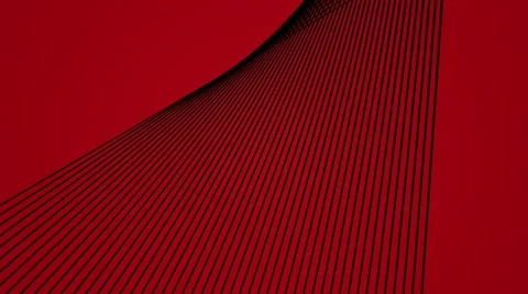 Abstract background dancing lines abstract loop geometric red and black 스톡 동영상 61331785