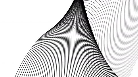 Abstract background dancing lines abstract loop geometric black and white 스톡 동영상 61338061