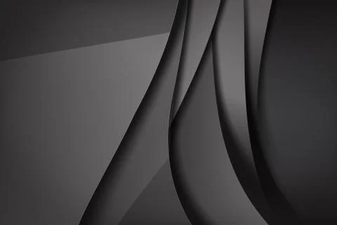 Abstract background dark and black overlaps 007 Stock Illustration