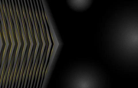 Abstract background dark black, abstract background dark black tech arrows. Stock Illustration