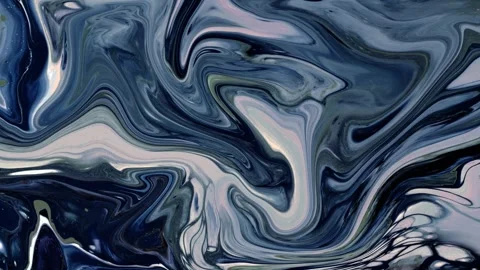 Abstract background Dark blue marble liquid ink animation Vidéo 311842091
