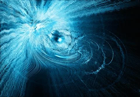 Abstract background with a dark blue pattern Stock Illustration