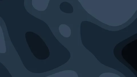 Abstract background, dark blue, wavy shapes. Stock Footage 294187617