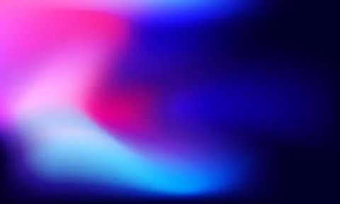 Abstract background with dark blurred gradient and bright colorful halftones Stock Illustration