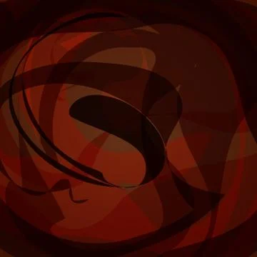 Abstract background with dark brown waves Stock Illustration