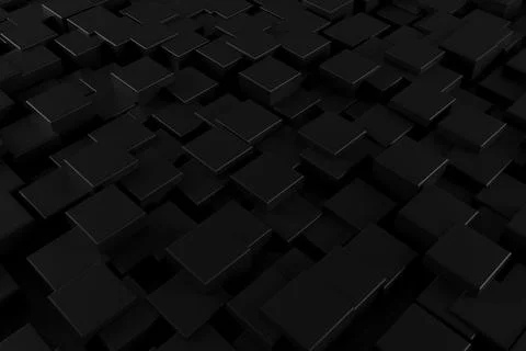 Abstract background with dark concept. 3D rendering. Stock Illustration