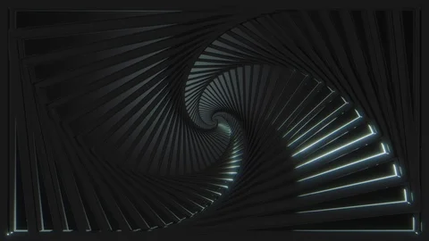 Abstract background. Dark fibonacci pattern loop. Stock Footage 125464190