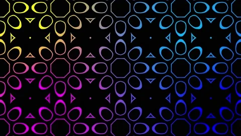 Abstract background dark multicolored motion graphics Stock Footage 196558182