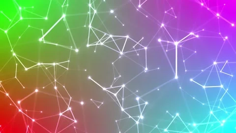 Abstract Background Data Network Connection Scientific and Technology Plexus Stock Footage 231928338