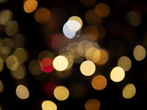 Abstract Background "Deco X-Mas Lights" Stock Photos