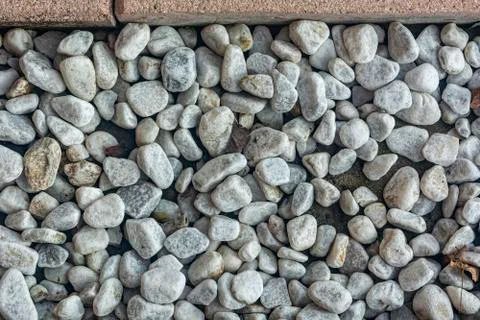 Abstract background with decorative floor pattern of gravel stones, Gravel Stock Photos