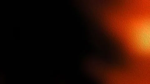 Abstract background, with deep black, shadow and glowing, orange light flare Stock Photos