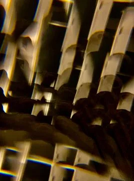 Abstract background with defocus on a black background. Stock Photos