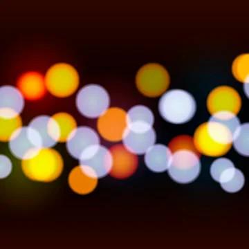 Abstract background defocused night lights. Vector. Stock Illustration