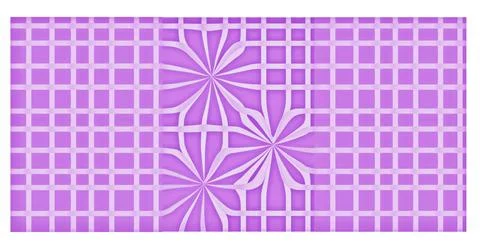 Abstract background. Deformed checkered pattern, template collection Stock Illustration