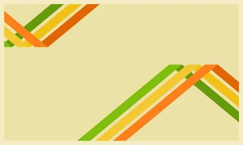 Abstract background design with 3 pastel coloured stripes Illustrazione stock