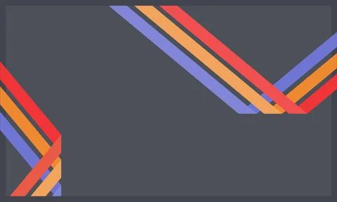 Abstract background design with 3 pastel coloured stripes Illustrazione stock