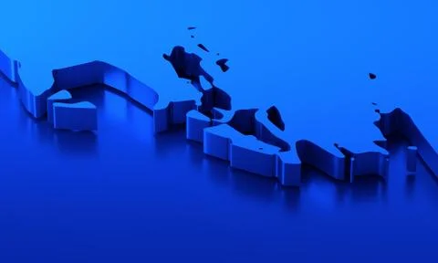 Abstract Background Design, 3D Render Illustrazione stock