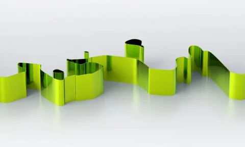 Abstract Background Design, 3D Render Stock-Illustration