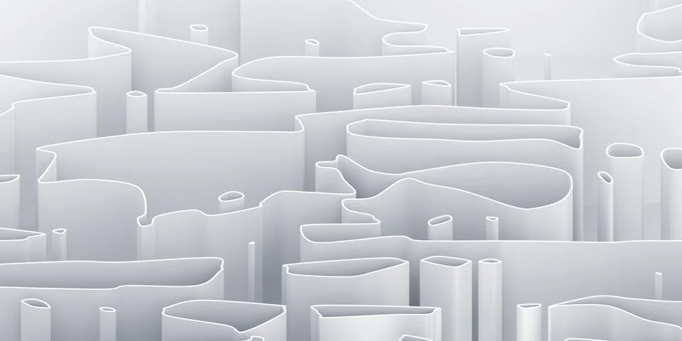 Abstract Background Design, 3D Render Stock Illustration