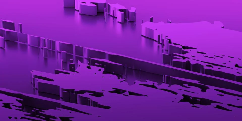 Abstract Background Design, 3D Render Illustrazione stock