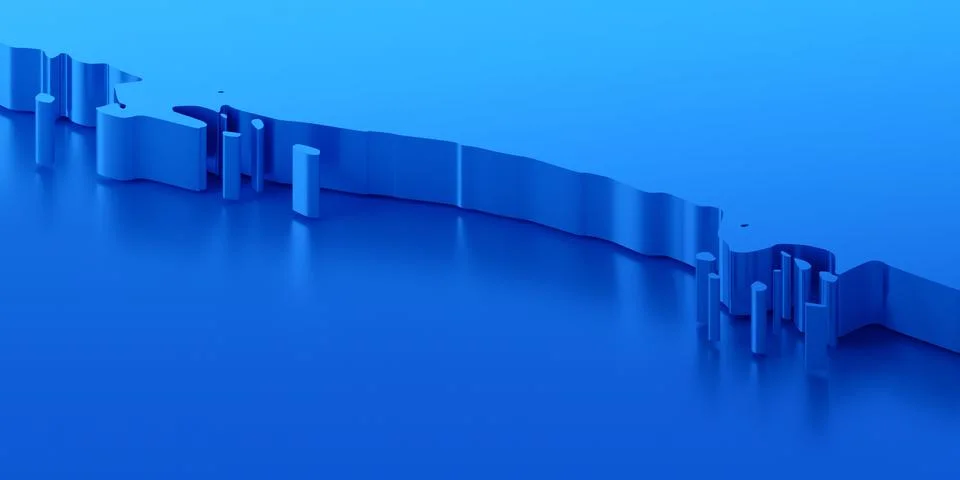 Abstract Background Design, 3D Render Stock-Illustration