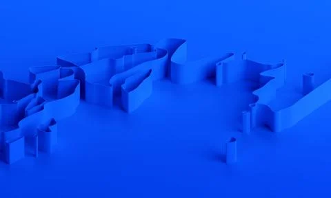 Abstract Background Design, 3D Render Stock Illustration